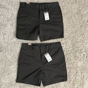 NWT 2 Pair of Prana Men’s Westover Short Dark Iron